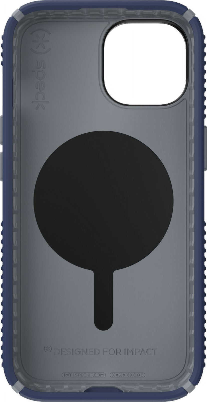 Speck iPhone 15 Case-Presidio2 Grip-ClickLock-MagSafe-6.1 Inch Phone Case-Coastal Blue/Dust Grey/White