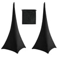 thumbnail image 2 of 2 fundas elásticas para trípode con soporte de altavoz y bolsa de almacenamiento. Fundas elásticas para altavoces de DJ, ideales para bodas y para, 2 of 9