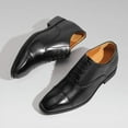thumbnail image 5 of CMR CHAMARIPA Height Increasing Formal Shoes - Black Leather Men's Oxford Shoes 6CM | 2.36 Inches, 5 of 9