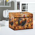 thumbnail image 5 of HELLHERO Rooster Autumn Leaves Sewing Machine Cover with Handle Portable Protective Cover for Housewife, 5 of 8