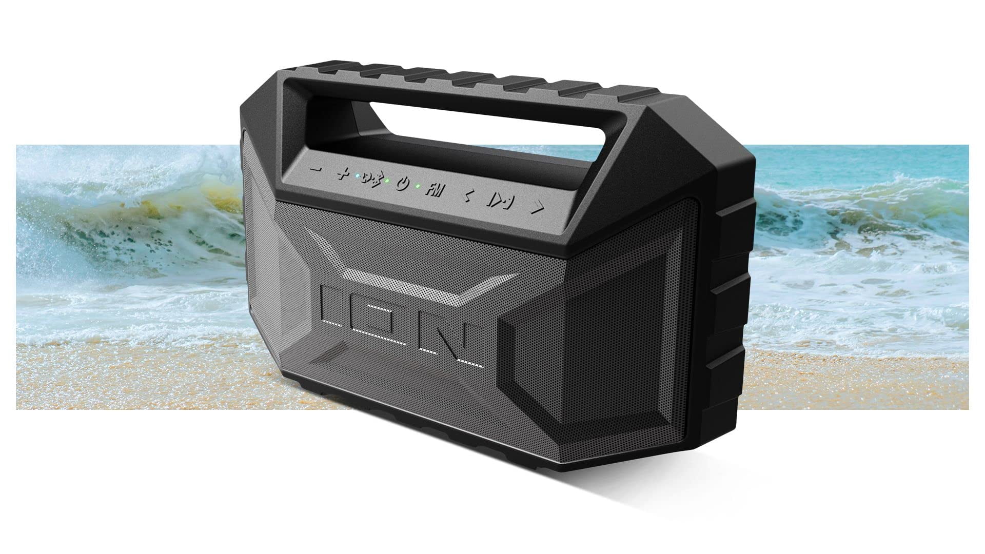 Bluetooth Boombox Speaker Ion Aquaboom Aqua Boom Speaker ION Audio Aqua  Boom Max Waterproof Wireless