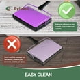 thumbnail image 6 of Eyliden Carpet Sweeper Cleaner for Home Office Low & Undercoat Carpets Rugs, Purple Color, 6 of 7