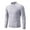 01 Gray, variant on Weiqiqre Sweaters for Men Quilted Long Sleeve Pullover Shirt Knitwear Mock Turtleneck Vintage Round Neck Elastic Fleecing Trend Sweater