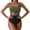 Army Green, variant on 2 Piece Swimsuit for Women Color Block High Waisted Bikini Sets Sporty Bathing Suits