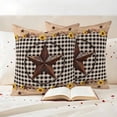 thumbnail image 3 of Texas Star Pillow Covers 2 Pack Country Star Sunflower Pillowcase Waterproof Outdoor Throw Pillow Cover for Patio Garden Square Cushion 16”x16”, 3 of 9