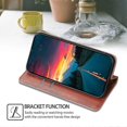 thumbnail image 3 of For Transsion Infinix Hot 40i PU Leather Case Magnetic Closing Wallet Phone Cover - Black, 3 of 5