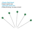 thumbnail image 4 of Uxcell Sewing Pins, 1.5 Inch Straight Pin with Plastic Pearlized Ball Head, Green,200Pack, 4 of 6