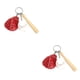 thumbnail image 2 of Advancent 3 piezas de llavero de béisbol artificial guante de murciélago de llavero de decoración de oficina en casa regalo de fiesta Type2 NO2 Advancent CBP182638, 2 of 6