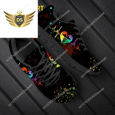 

Nuove scarpe da infermiera per donna Heart Beat Brand Design BreathLadies Sneakers Flats Zapatos Mujer 46 Size Dropshipping