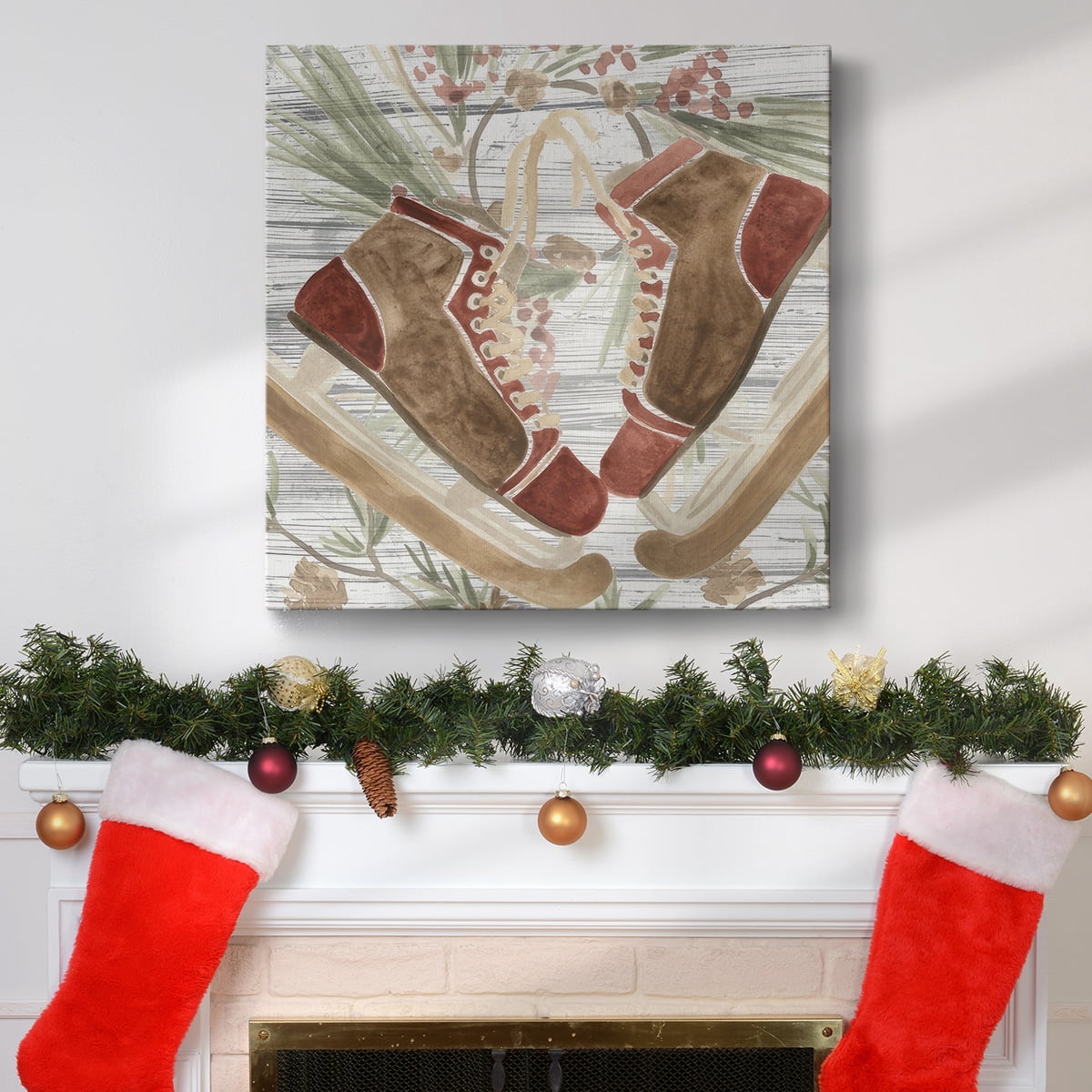 Pinecone Lodge I- Gallery Wrapped Canvas