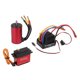 thumbnail image 3 of Motor sin escobillas ESC S3660 3100KV Motor sin escobillas platino cable largo 80A ESC 30kg conjunto de engranaje de dirección para coche RC 1/8 1/10, 3 of 10