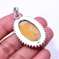 thumbnail image 2 of Bumble Bee Jasper -Indonesia 925 Sterling Silver Bali Pendant 1.95", Yellow Bumble Bee Jasper Pendant P_8001_322_22, 2 of 2