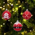 thumbnail image 4 of Visland 9Pcs/Set Hanging Ball Decor Exquisite Workmanship Easy to Use Plastic Round 2.4 Inch Christmas Bauble Pendant for Home, 4 of 8