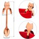 thumbnail image 5 of (Multicolor) Cucharadita para gatos Cucharadita de acero inoxidable Paquete de 7 cucharas de café colgantes Diseño de mini gatito Cuchara para agitar Té Leche Café Postre Bebida Batido, 5 of 5