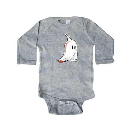 

Inktastic Cute Ghost Pepper Gift Baby Boy or Baby Girl Long Sleeve Bodysuit