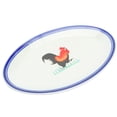 thumbnail image 2 of CIMAXIC 1PC Vintage Style Enamel Steamed Fish Storage Plate Delicate Pattern Plate,9.65"X5.91"X0.79", 2 of 4