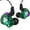 multicolor E, variant on Giunmcul My Order Sports Headset In-ear Wire Control with Microphone Subwoofer Mobile Phone Headset