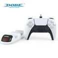 thumbnail image 3 of PS5 Slim DualSense Controller Charging Dock - Train Head Style, Dual-Slot Charger for 2 PS5 Wireless Controllers, LED Charge Indicators, Anti-Slip Base, Fast Charging Compatibility, 3 of 5