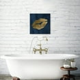 thumbnail image 2 of Navy Blue and Gold Wall Decor Fashion Lip Canvas Wall Art Glam Lip Poster Sexy Painting Designer Picture for Bedroom Bathroom Makeup Room Decoration, 2 of 3