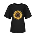 thumbnail image 4 of Endives Women's Short Sleeve T-shirt Fashion Workout T Shirts Athletic Plus Size Tops Summer Trendy Tee, 4 of 6