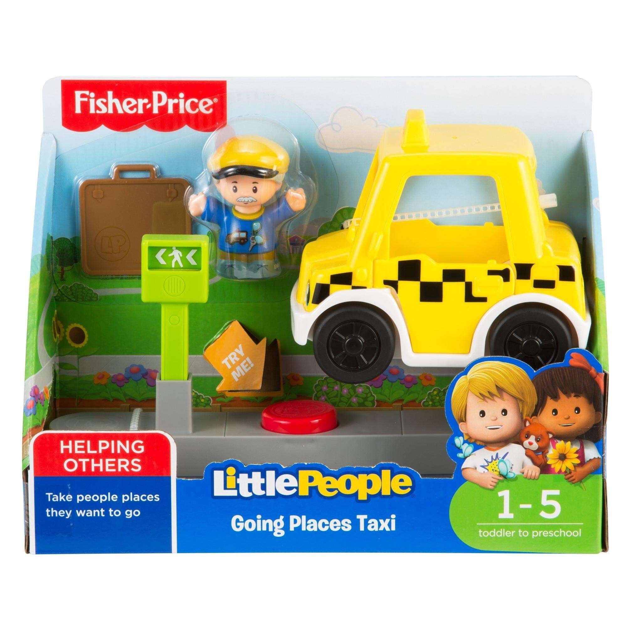 Fisher price little store people taxi