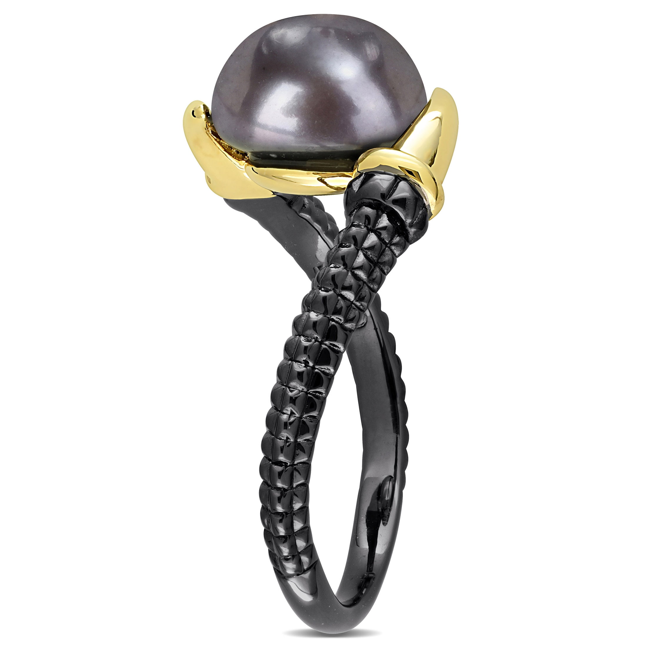 Everly Men's Cultured Pearl Sterling Silver Ring