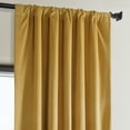 thumbnail image 5 of HPD Half Price Drapes Aztec Gold Heritage Plush Velvet Room Darkening Curtains for Bedroom & Living Room Curtains (1 Panel), Window Curtains 96 inches long, Rod Pocket Curtains,50W X 120L, 5 of 12