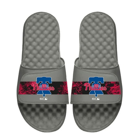 

Men s ISlide Gray Philadelphia Phillies Distressed Slide Sandals