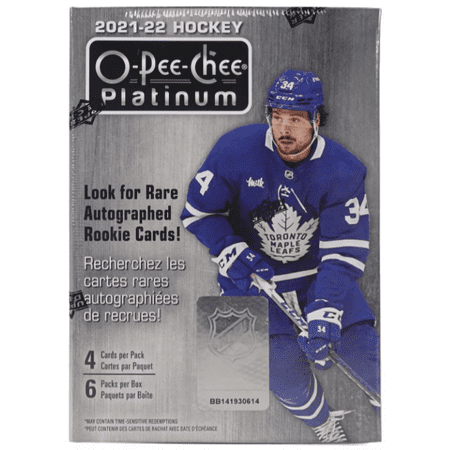 2021-22 Upper Deck O-Pee-Chee Platinum Hockey Blaster Box