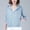 Blue, variant on GaThRRgYP Women's Quick-Dry Sun Protective Blouse Summer Travel Clothing,Fashion Women's Summer Solid Color Loose Long Sleeve Hooded Outwear Tops Pink M