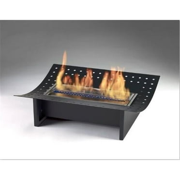 Eco-Feu FS-00054-MB Insert Extra Large Burner, Matte Black