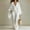 White, variant on Womens Three Piece Outfit Sleeveless Tank Top Long Sleeve Kimono Cardigan Elastic Waist Wide Leg Pants Solid Color Vacation Set Sky Blue XL(XL)