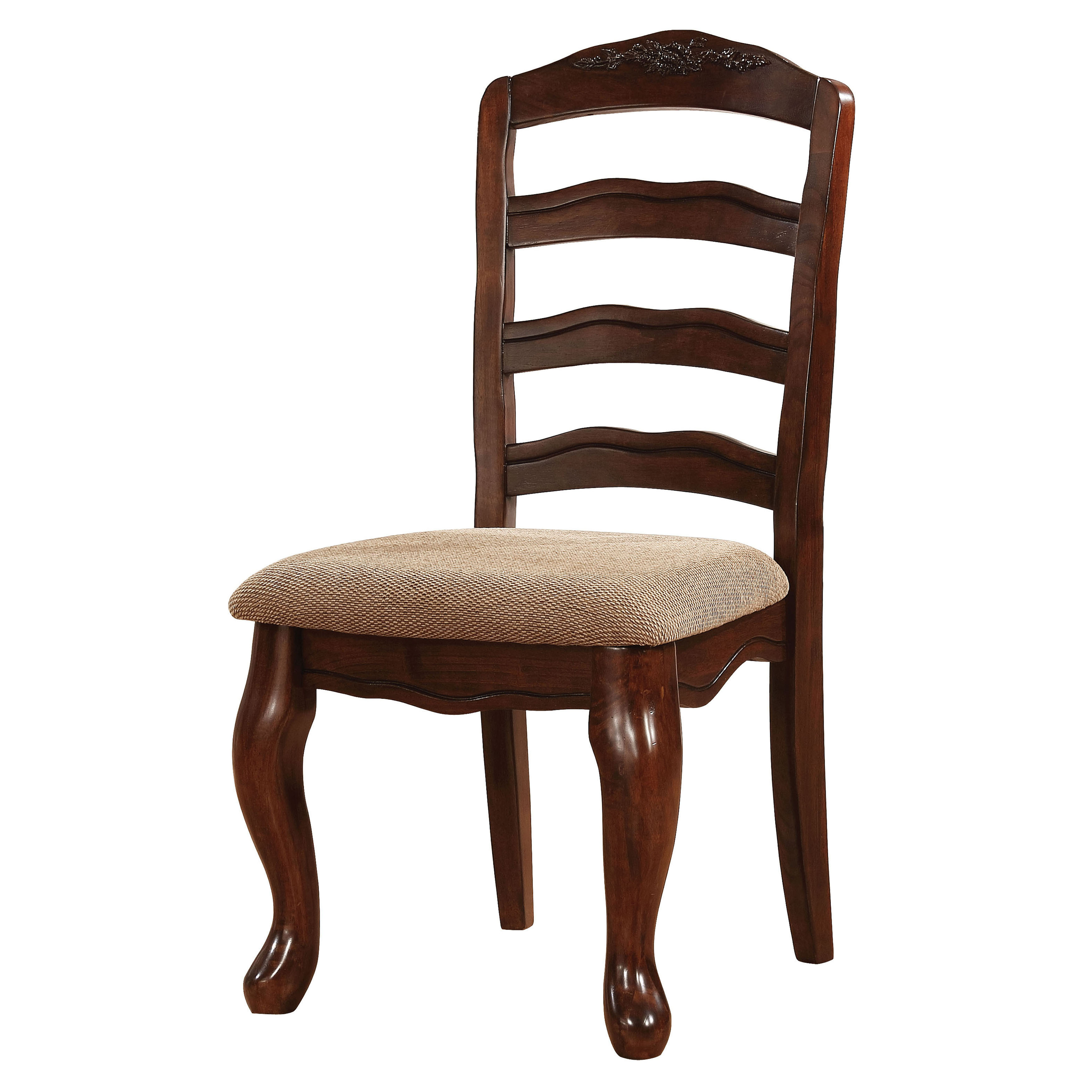 Furniture of America Shanendoa Traditional 60-inch 7-Piece Dining Set, Dark Walnut