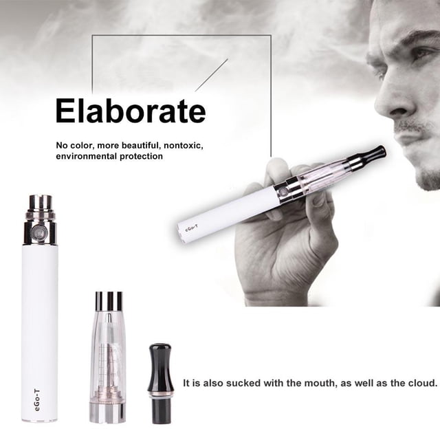 Electronic EGo-T CE4 Cigarette Starter Kit 1.6ML 650mAh Pen Vape (Blanco)