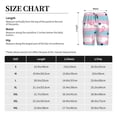 thumbnail image 3 of Gaeub Flamingo1 Print Men's Short Pajama Pants, Sleep Shorts, Household Pants, Casual Pants with Pockets-Medium, 3 of 6
