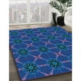 thumbnail image 3 of Ahgly Company Machine Washable Indoor Rectangle Transitional Blue Area Rugs, 2' x 4', 3 of 7