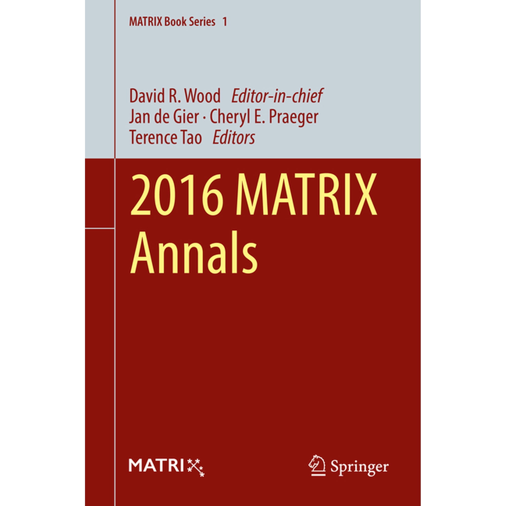 Matrix Book 2016 Matrix Annals Book 1 (Hardcover)