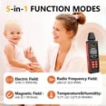 thumbnail image 3 of Detector EMF Temirup 5 en 1, medidor de radiación EMF portátil, 3 of 9