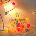 thumbnail image 5 of Cadancy Easter Egg String Lights, Battery Operated Colorful Plastic Hollow Out Eggs Mood Light for Indoor Outdoor Holiday Party, Garden, Tree, Table, Wall Hanging Decorations, 5 of 7