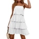 thumbnail image 3 of Txlixc Vestido de verano femenino, falda de hoja de loto de color sólido con correas finas italianas Txlixc moda, 3 of 8