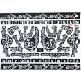 thumbnail image 3 of India Henna Temporary Tattoo Stencils For Hand Leg Arm Feet Body Art, 3 of 7