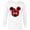 White, variant on Disney Minnie Mouse SISTER Holiday Family - Long Sleeve T-Shirt for Men - Customized-White