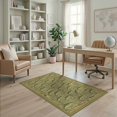 thumbnail image 2 of ODIKA Fish Fishing Retro Hook Bobber Bathroom Doormat Vintage Canned Non-Slip Chair-Friendly for Home Office, Gaming Room, Under Desk, 2 of 7