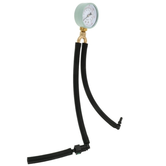 Nestingho 1Pcs Gas Pressure Gauge For Automotive Fuel Measurement Multi Color Plastic Metal 3.9X2.4X1.1in