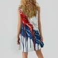 thumbnail image 4 of Boho Dresses, American Flag Casual Tank Sundress With Pockets 4Th Of July Beach T-Shirts Round Neck Dresses Patriotic Shapewear For Women Wedding Dress 2025 Casual Dresses (XL, Blue) ZMTing, 4 of 5