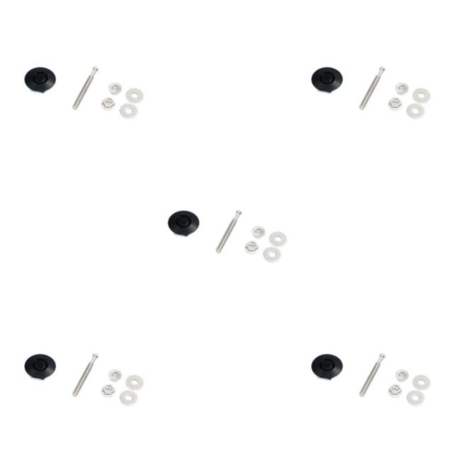 Youkk Car Modification Lightweight And Stylish Hood Lock Multiple Styles Available black DP16-32 5Set