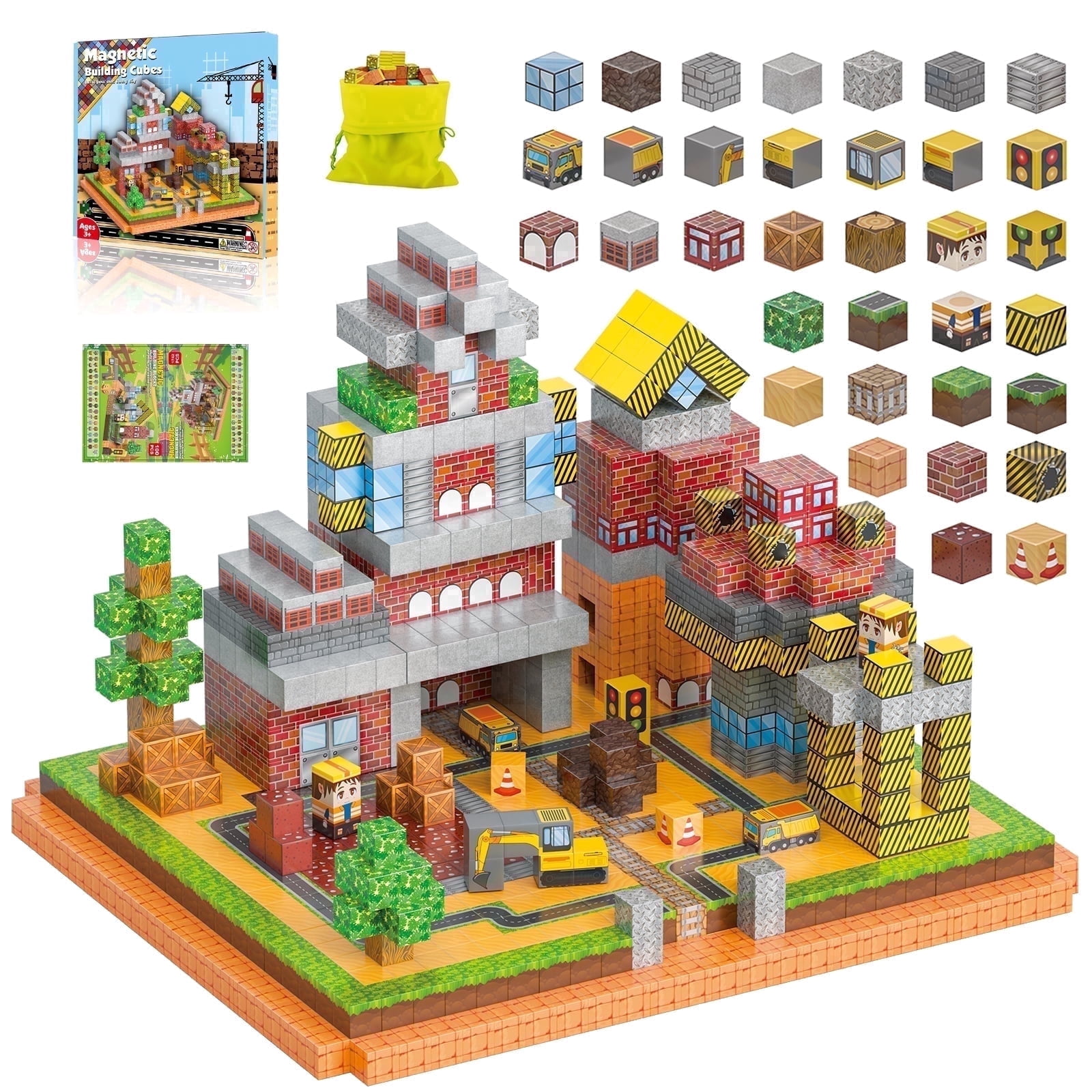 MAGFORMERS Teenage Mutant Ninja Turtles 60-Piece Magnetic