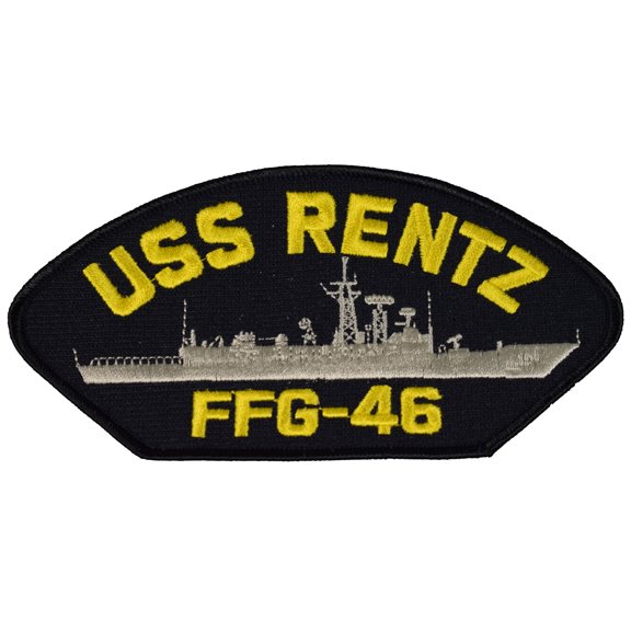 USS RENTZ FFG-46 SHIP PATCH - GREAT COLOR - Veteran Owned Business