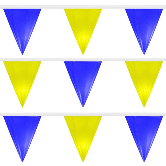 Drapeaux de Dos de Équipement Aquatique - Répond à Toutes les Réglementations - Vinyle Robuste - Idéal pour Nageurs et Plongeurs - Équipement de Natation Compétitif - Bleu/or
