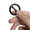 thumbnail image 7 of Uxcell Scarf Ring Clip Resin Round T-Shirt Clip Fashion Ring Scarves Clasp Buckle Tie Circle Black, 7 of 7